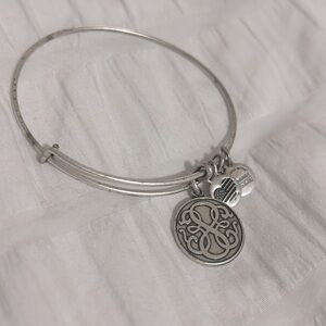 Alex and Ani adjustable size silver bracelet